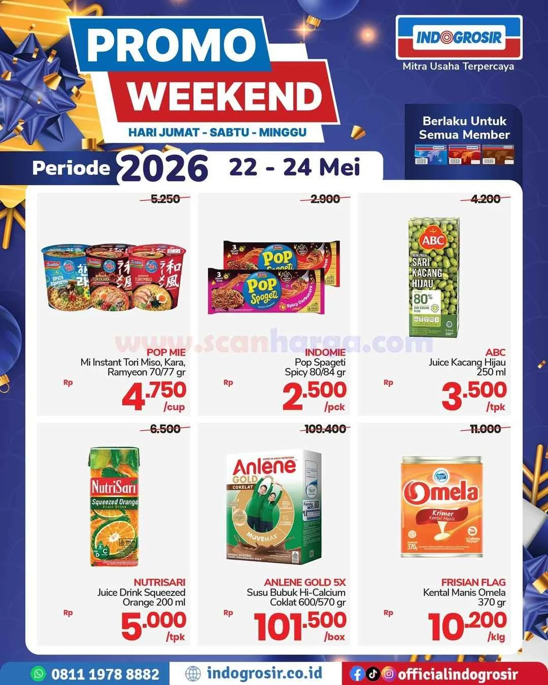 Promo JSM Indogrosir: Belanja Hemat Akhir Pekan 22-24 Mei 2026
