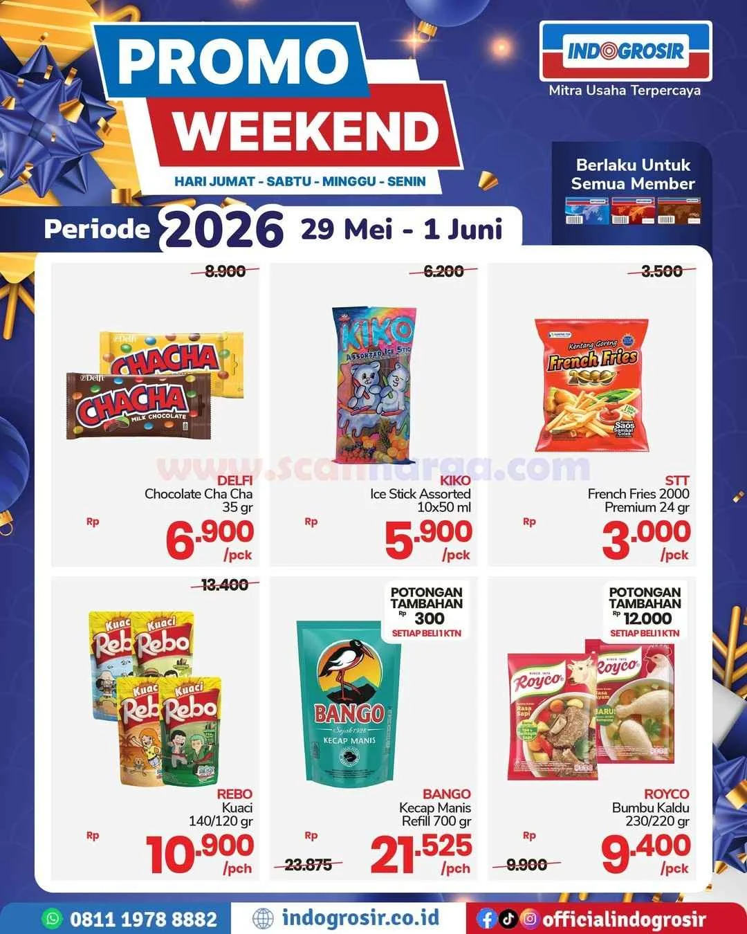 Promo JSM Indogrosir: Belanja Hemat Akhir Pekan 29 Mei - 1 Juni 2026