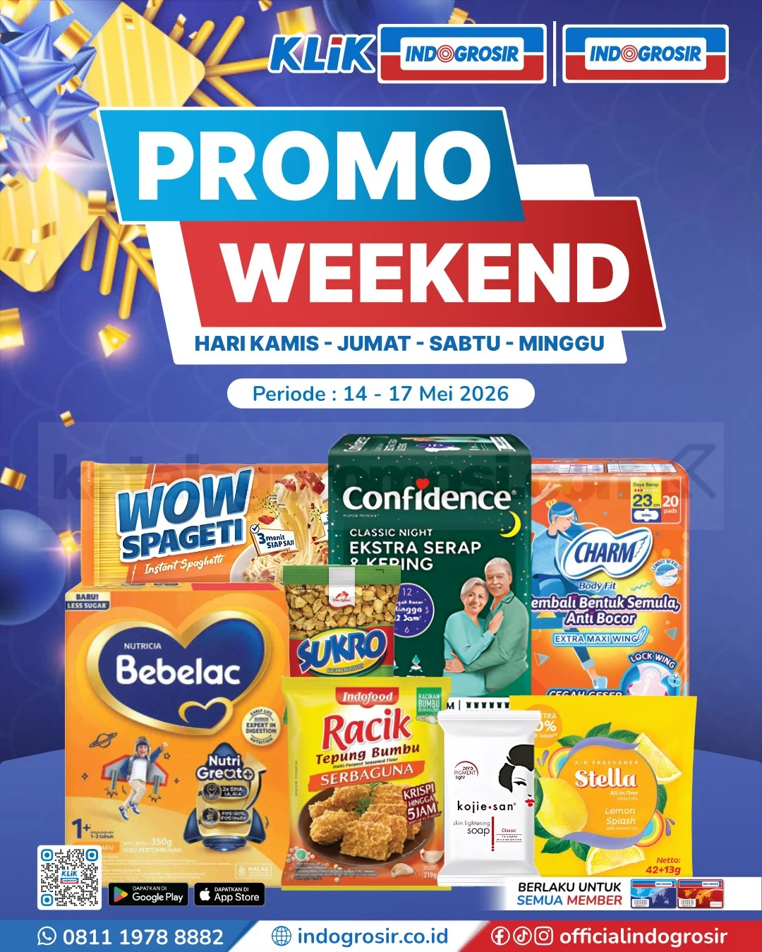 Promo JSM Indogrosir Weekend 14-17 Mei: Hemat Belanja Besar!