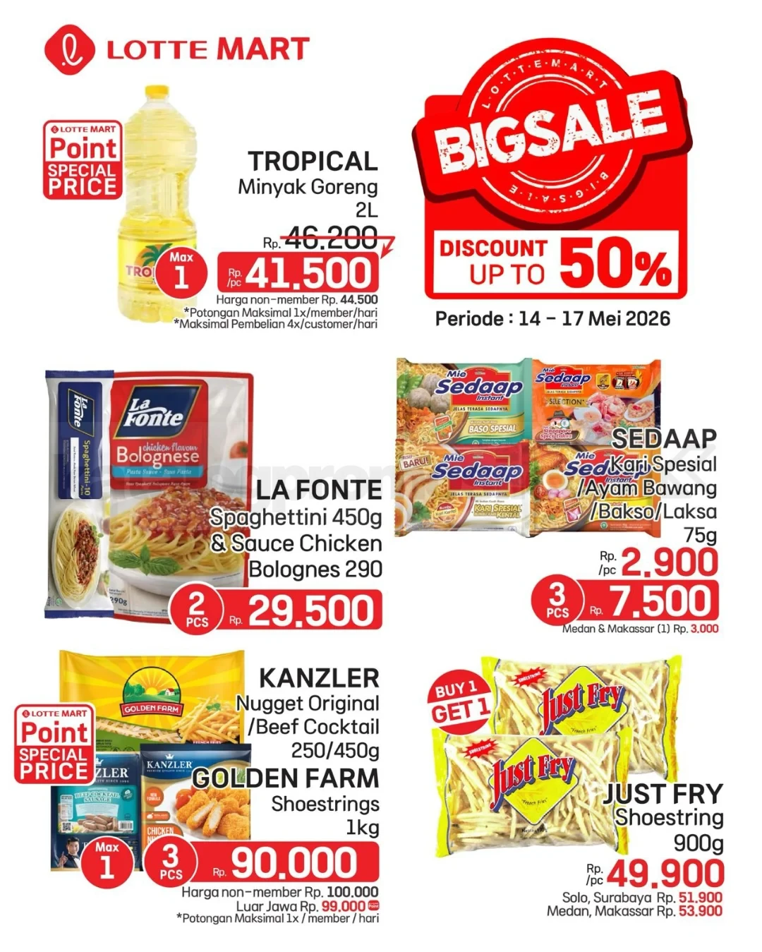 Promo JSM Lottemart Weekend: Diskon Besar 14-17 Mei 2026!