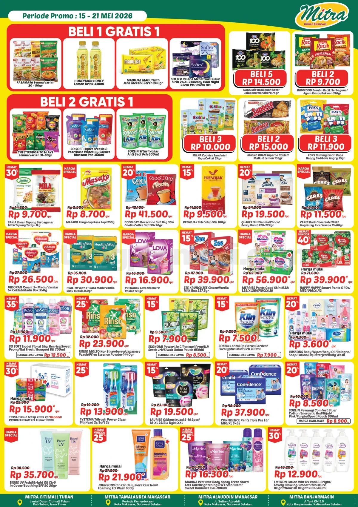 Promo JSM Mitra Diskon Swalayan: Belanja Hemat 15-21 Mei 2026