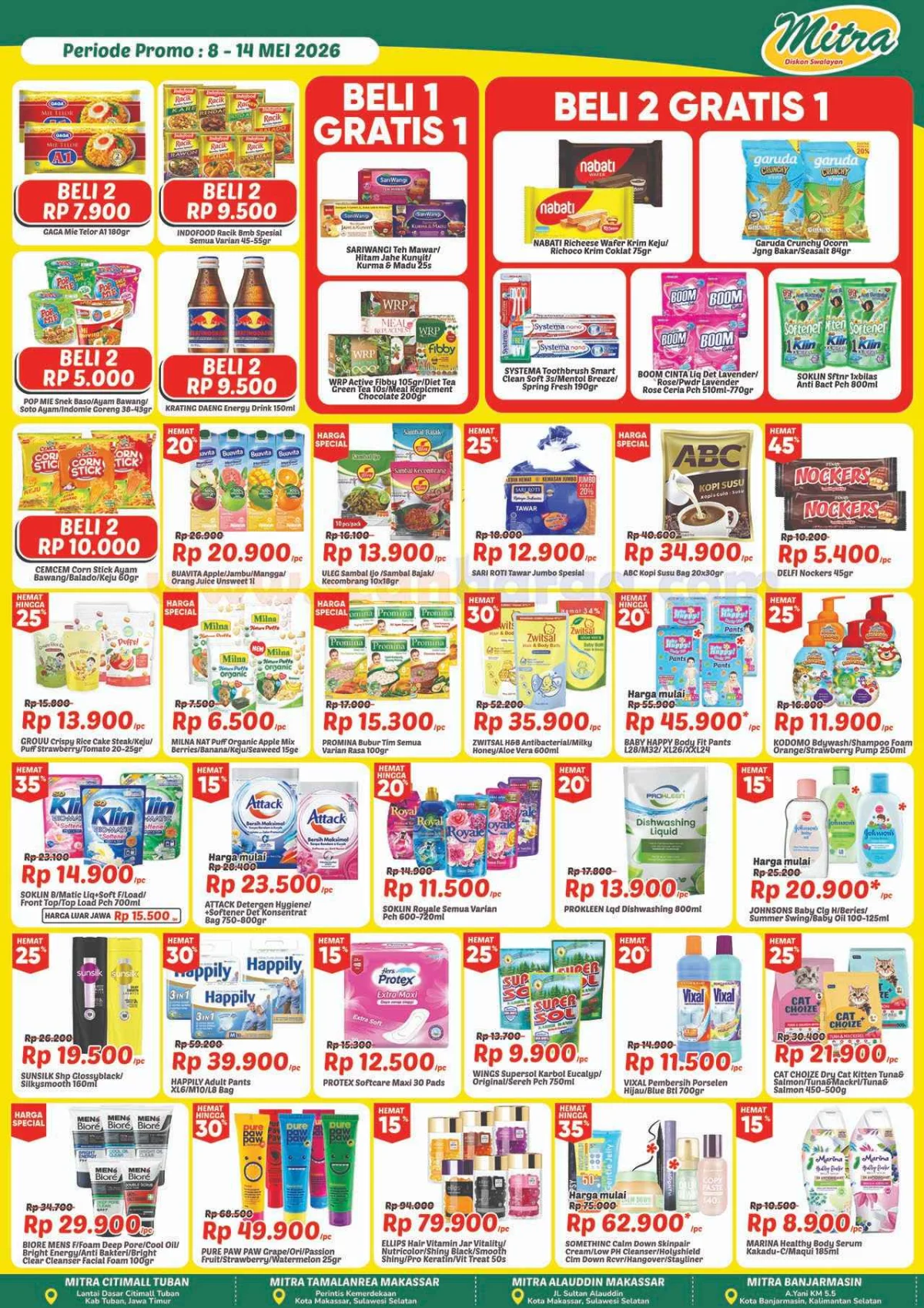 Promo JSM Mitra Diskon Swalayan: Belanja Hemat 8-14 Mei 2026
