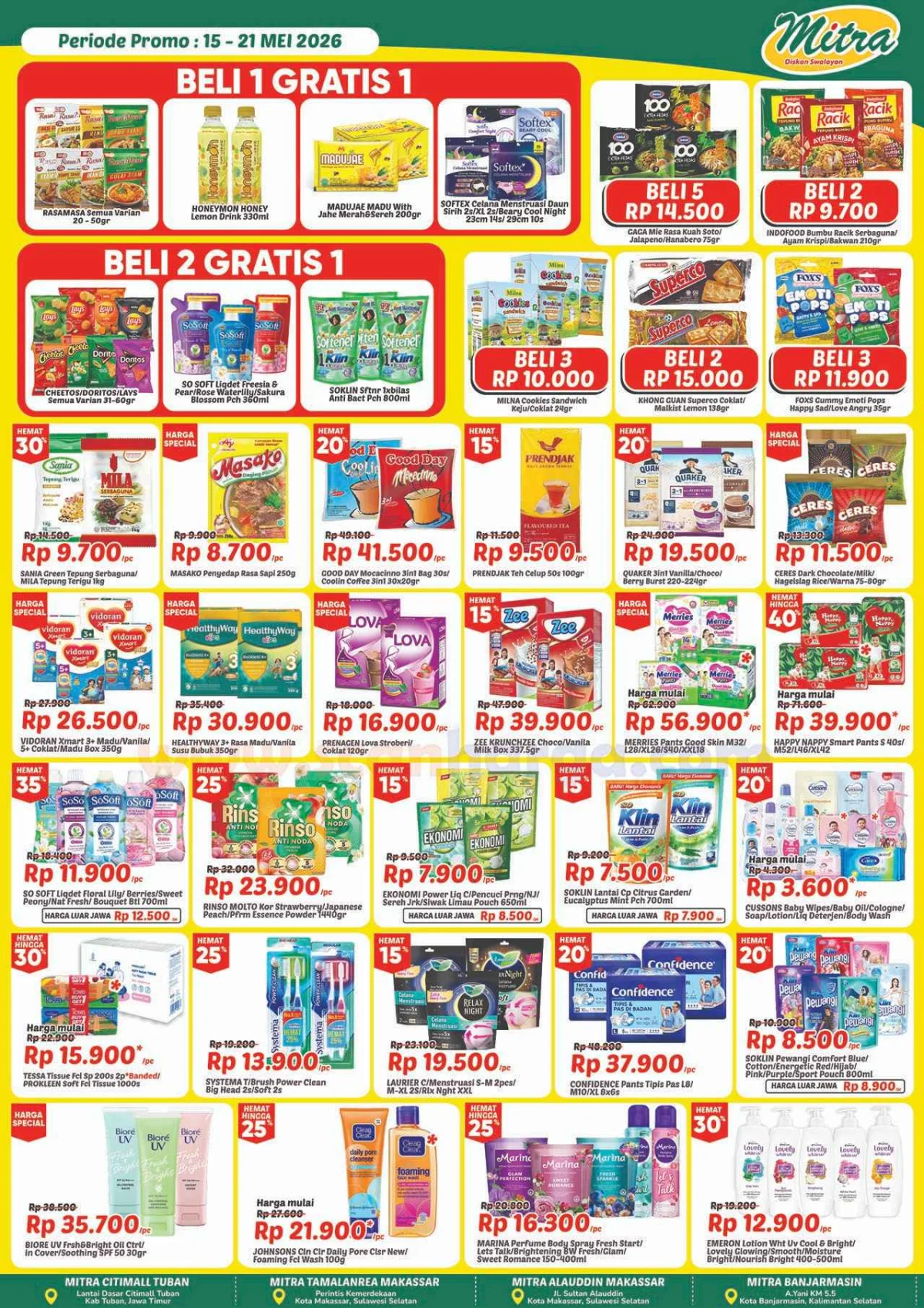 Promo JSM Mitra Diskon Swalayan: Diskon Heboh 15-21 Mei 2026!