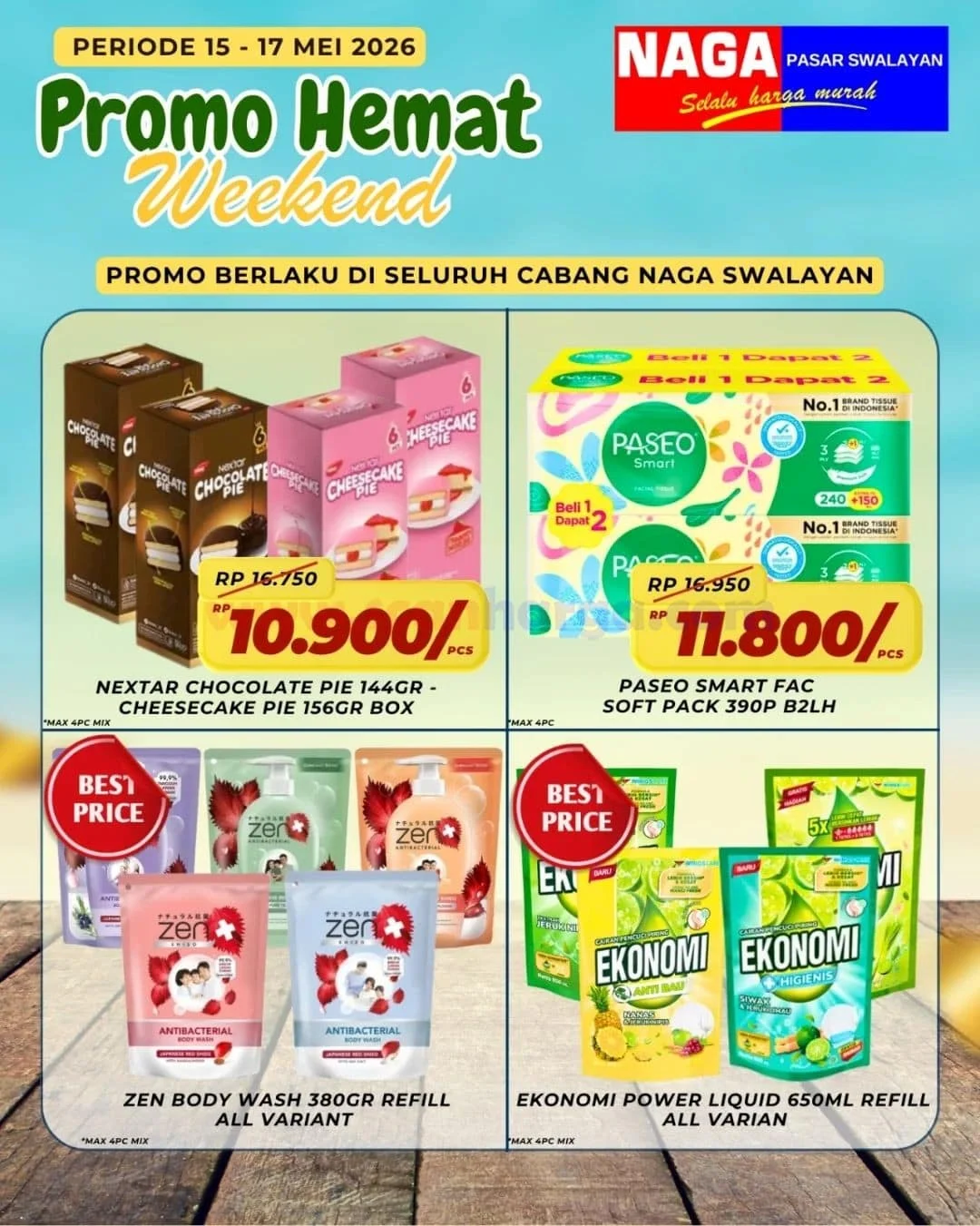 Promo JSM Naga Swalayan: Hemat Akhir Pekan 15-17 Mei 2026
