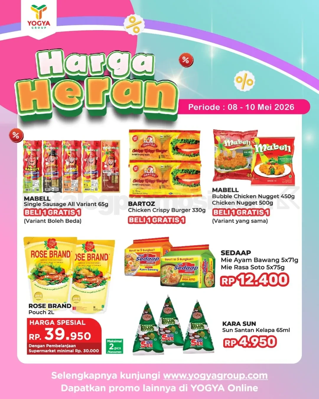 Promo JSM Toserba Yogya: Harga Spesial 08-10 Mei 2026!