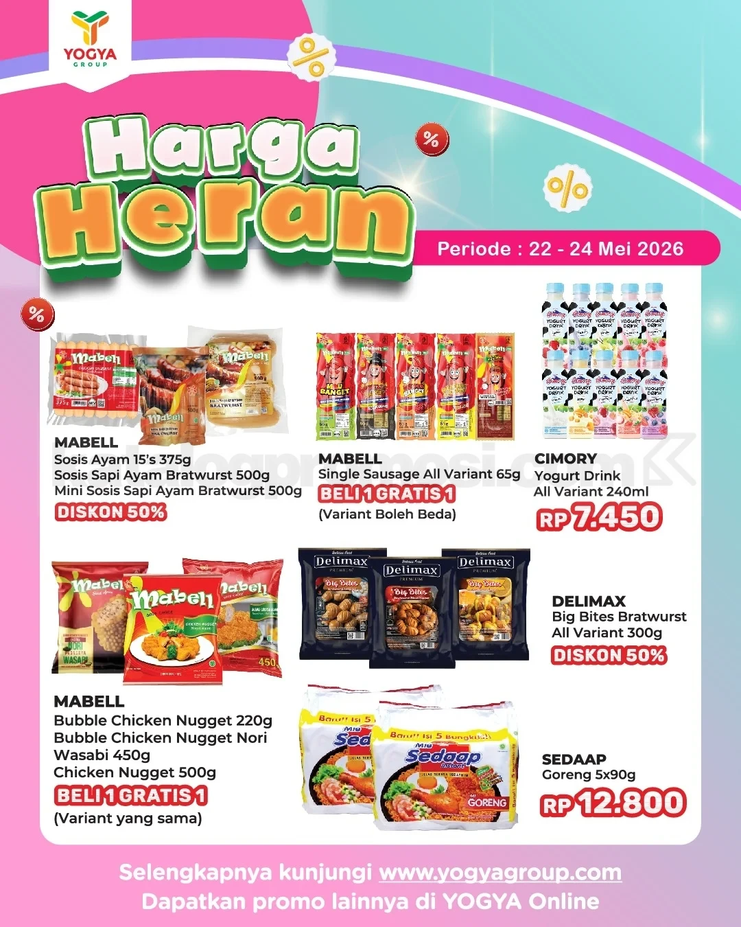 Promo JSM Yogya Toserba: Harga Heran 22-24 Mei 2026!
