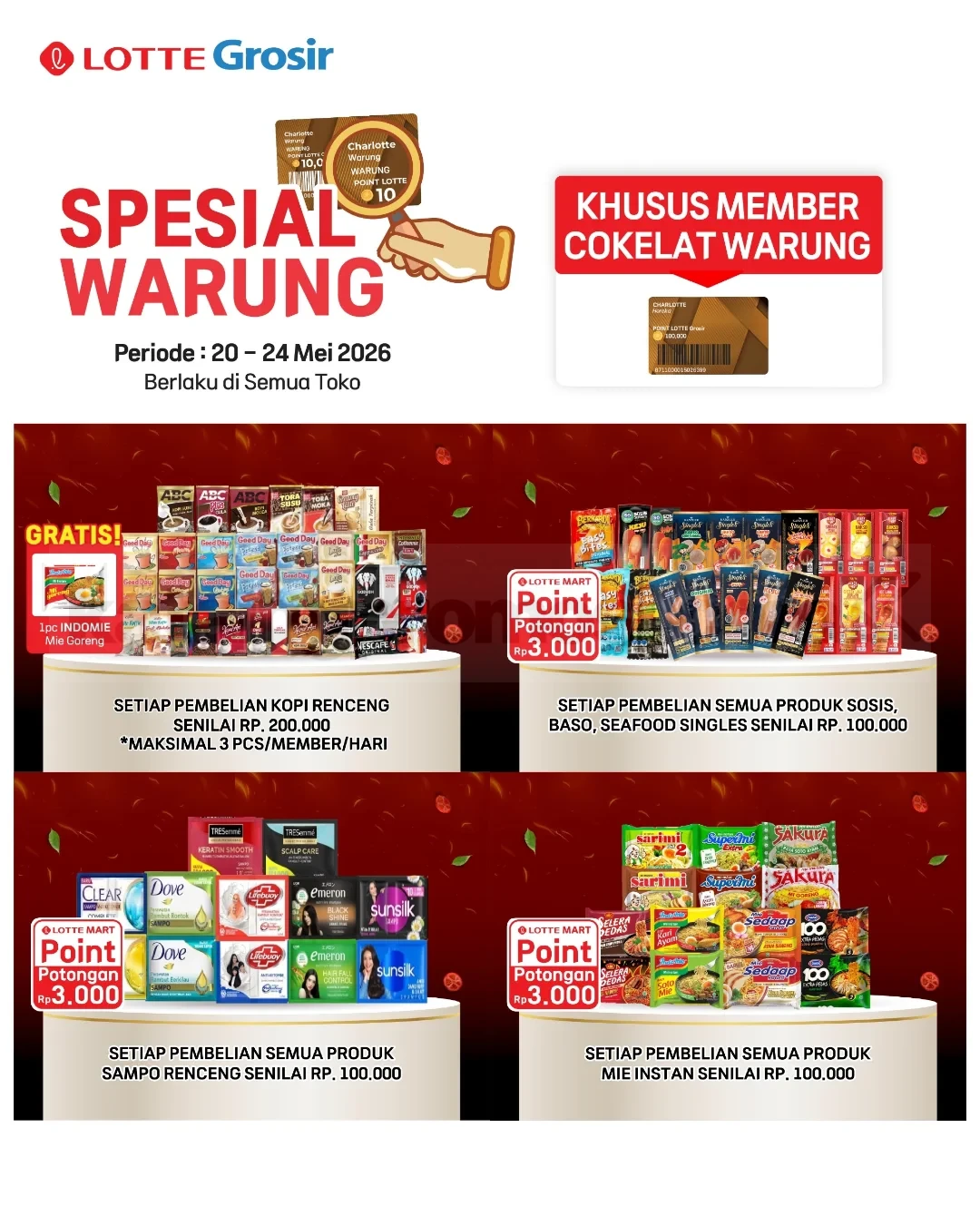 Promo LOTTE Grosir Super Heboh: Diskon Menarik 20-26 Mei 2026