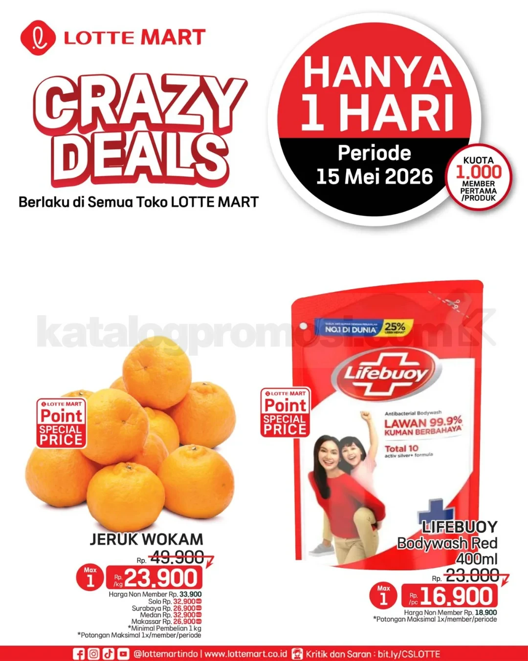 Promo LOTTE MART Crazy Deals: Hemat Besar 1 Hari!