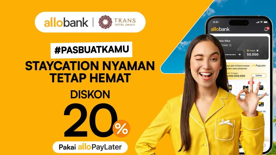 Promo Menginap Hemat di Trans Hotel Group dengan Allo PayLater