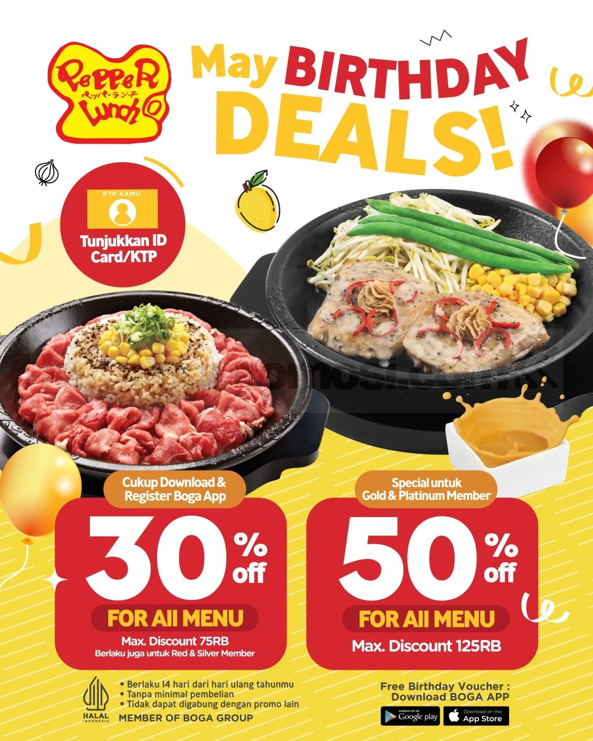 Promo Pepper Lunch Mei: Diskon Ulang Tahun Hingga 50%