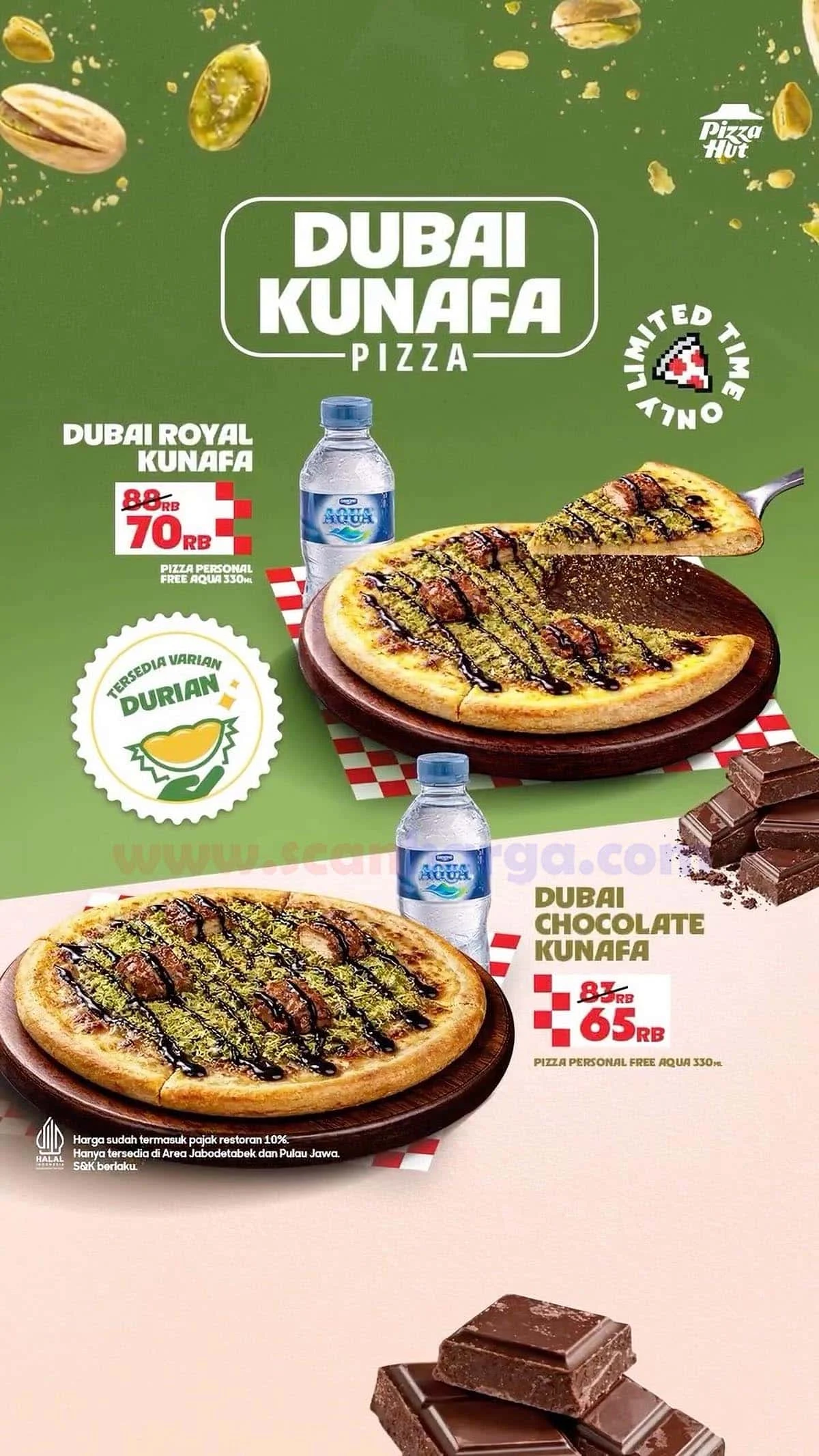 Promo Pizza Hut: Dubai Kunafa Pizza Viral Mulai Rp 65.000