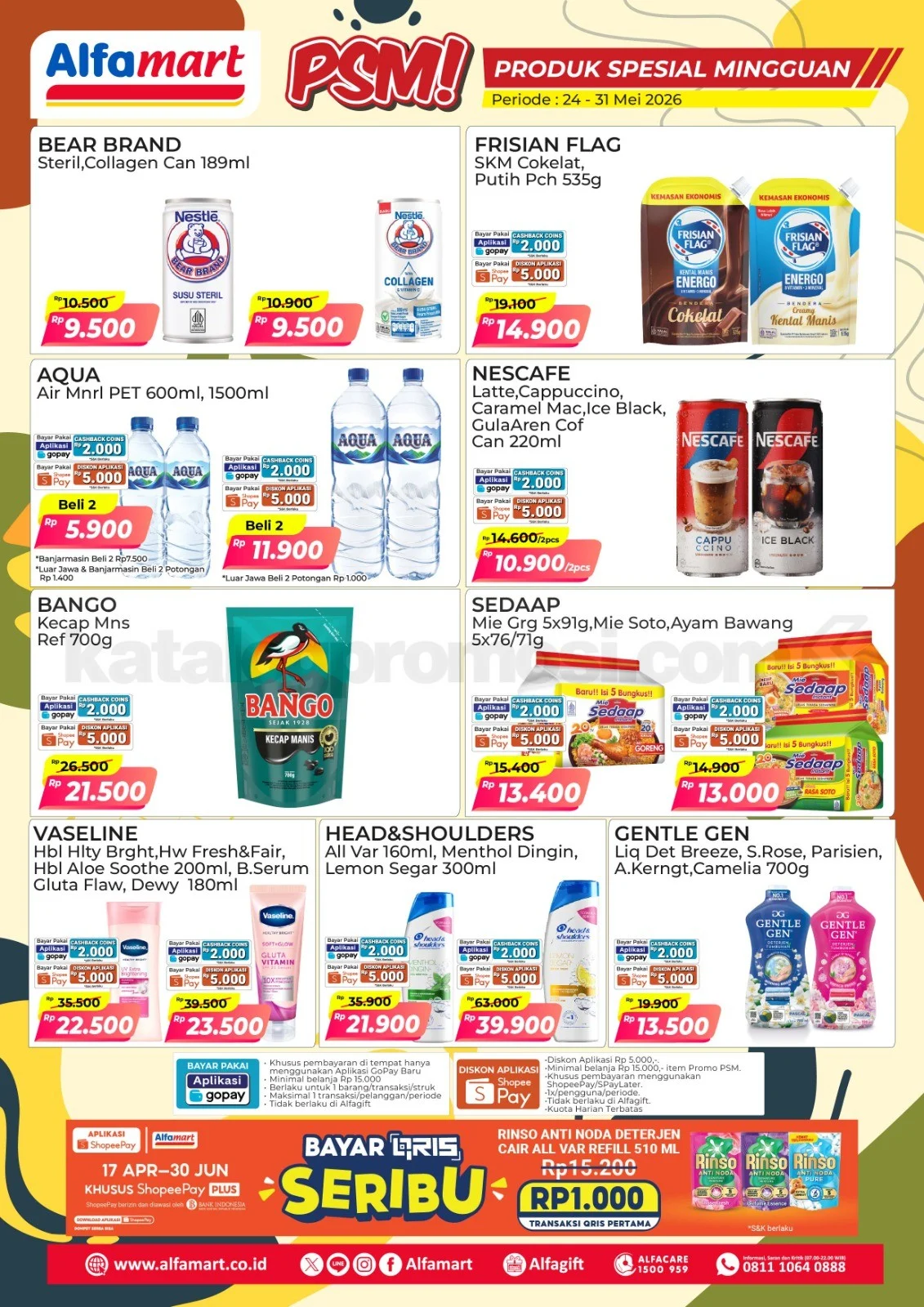 Promo PSM Alfamart: Diskon Heboh 24-31 Mei 2026!