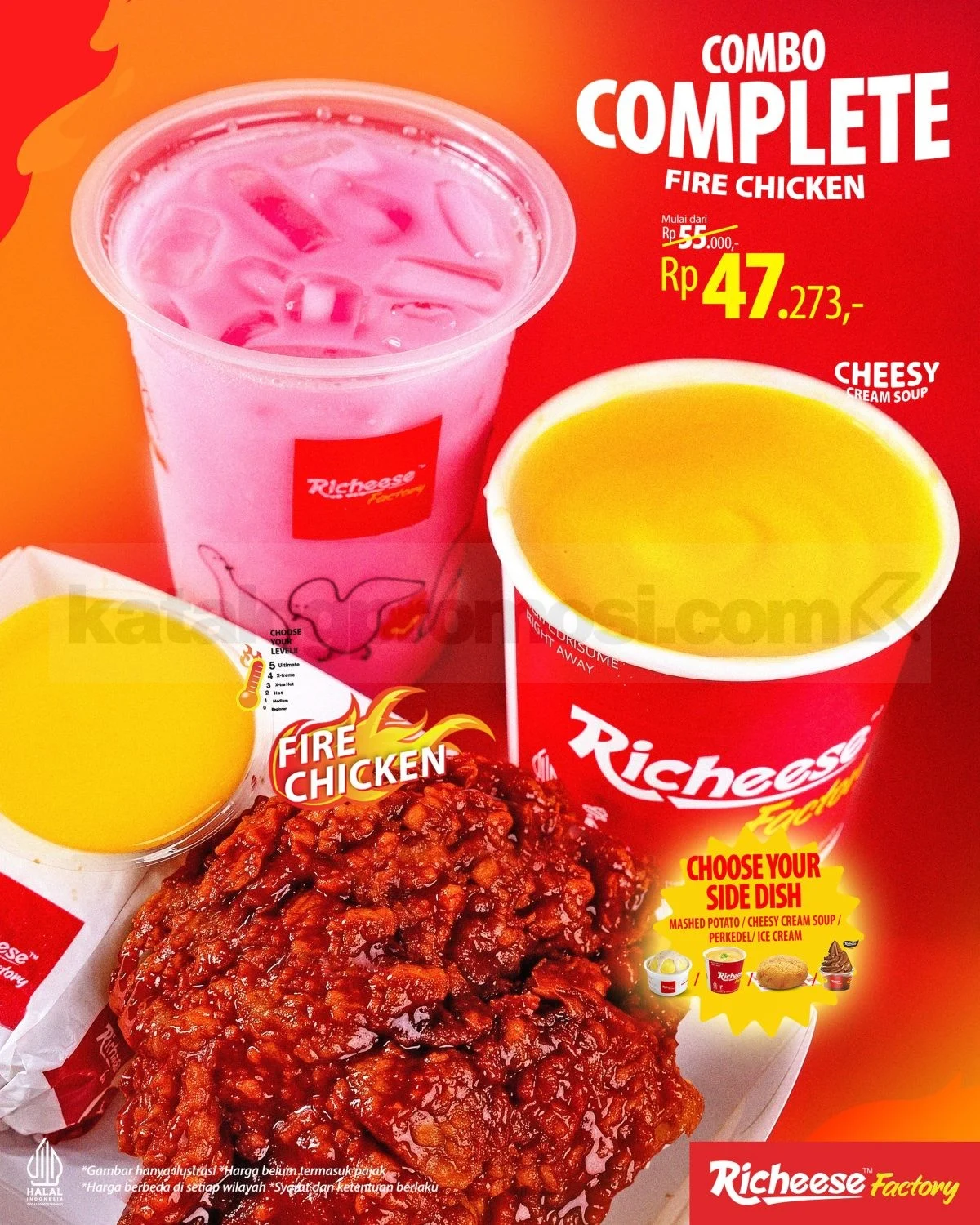 Promo Richeese Factory: Combo Lengkap Mulai 41 Ribu!