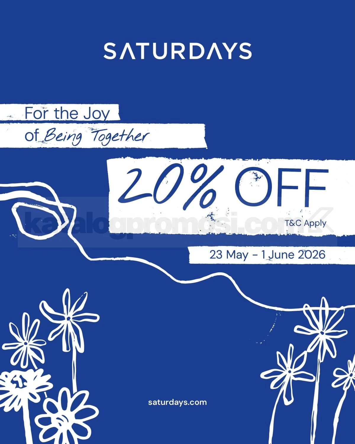Promo SATURDAYS: Diskon 20% Spesial Idul Adha Hingga 1 Juni