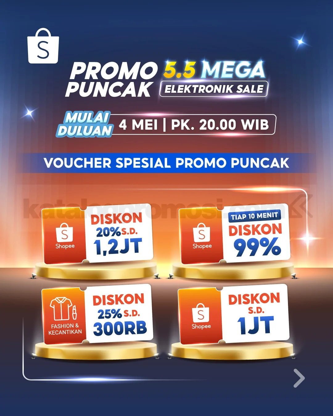 Promo Shopee 5.5: Diskon Elektronik Gede-gedean!