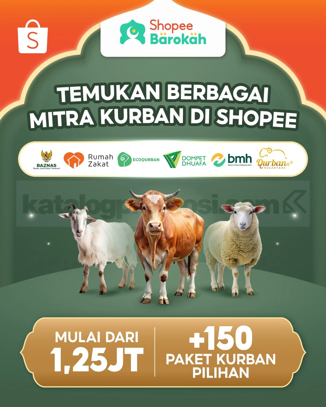 Promo Shopee: Kurban Praktis Mulai Rp 1.250.000