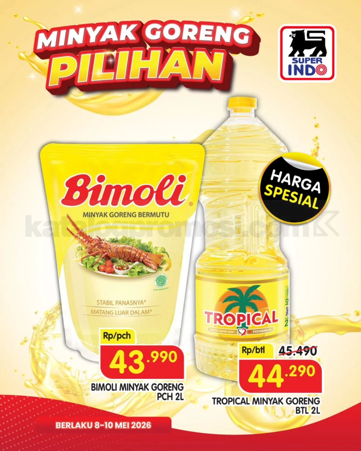 Promo Super Indo 4.4: Minyak Goreng Murah 8-10 Mei 2026