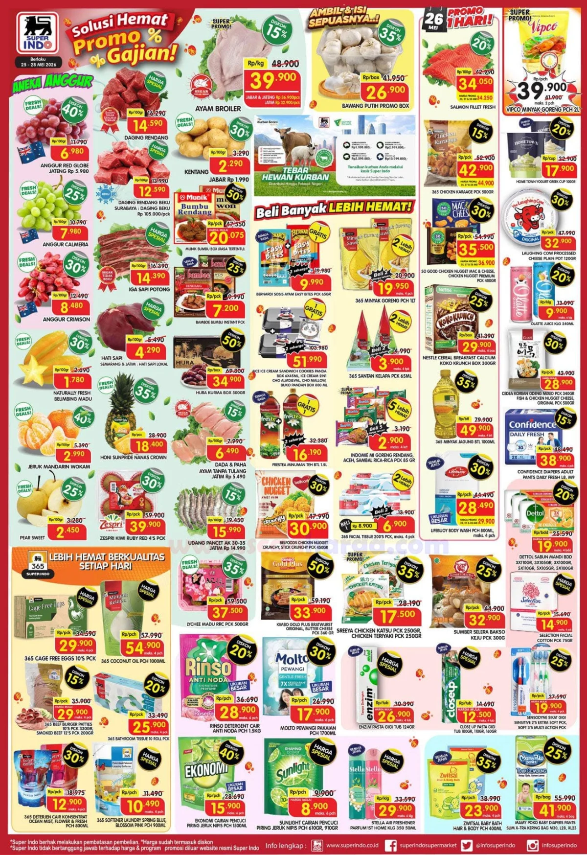 Promo Superindo Weekday 25-28 Mei 2026: Hemat Kebutuhan Harian Anda