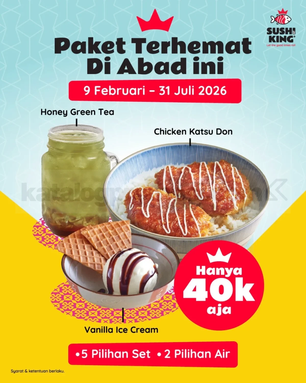Promo Sushi King Value Meal: Paket Lengkap Rp 40 Ribu!