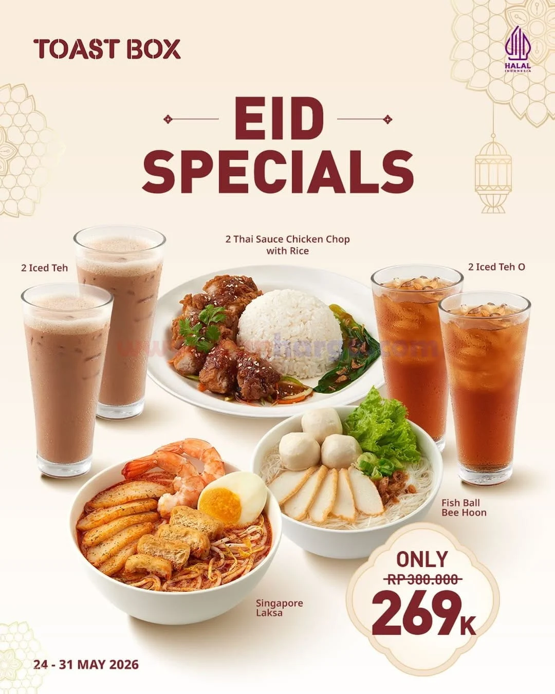 Promo Toast Box Idul Adha: Paket Sharing Hemat Rp 269 Ribu