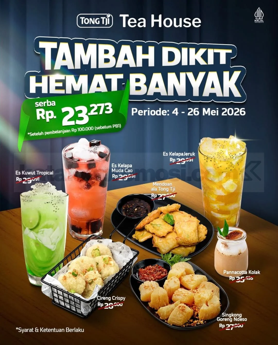 Promo Tong Tji: Nikmati Minuman & Snack Hemat Mulai 23 Ribu!