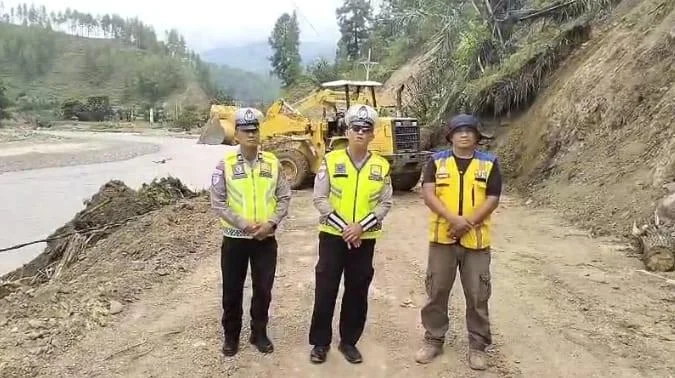 PU Percepat Pemulihan Akses Lokop-Pining Aceh Pascabencana
