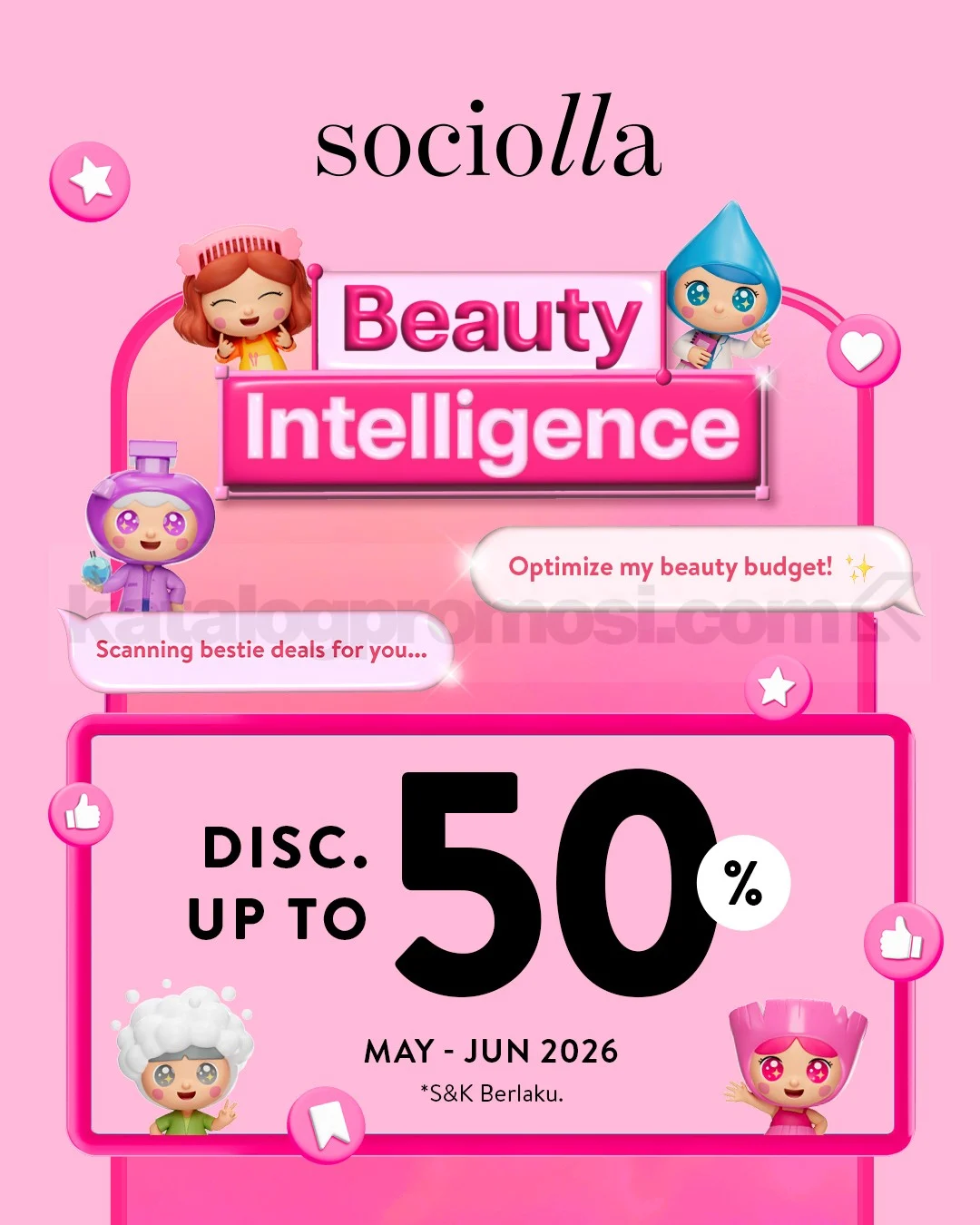 Sociolla: Diskon Skincare Hingga 50% Mei-Juni 2026