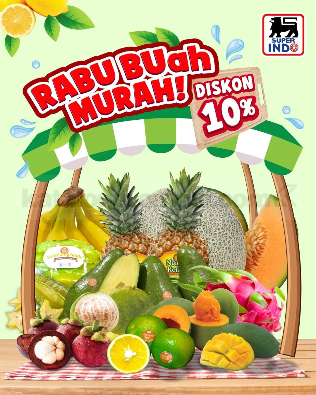 Super Indo: Diskon 10% Buah Segar Rabu Ini!
