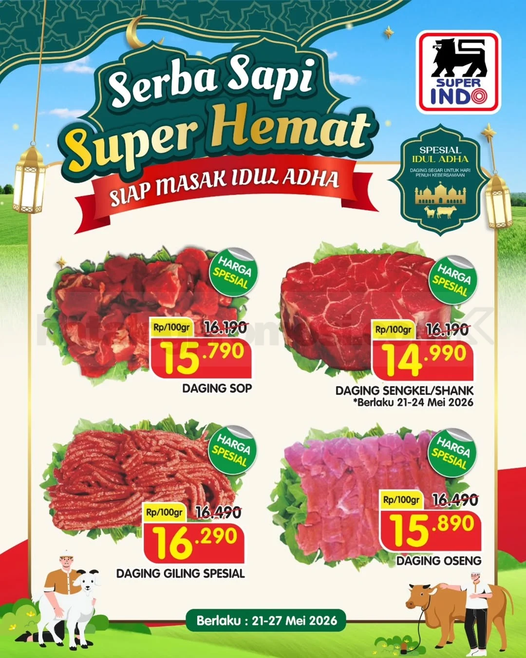 Super Indo Tawarkan Promo Hemat Idul Adha 21-27 Mei 2026