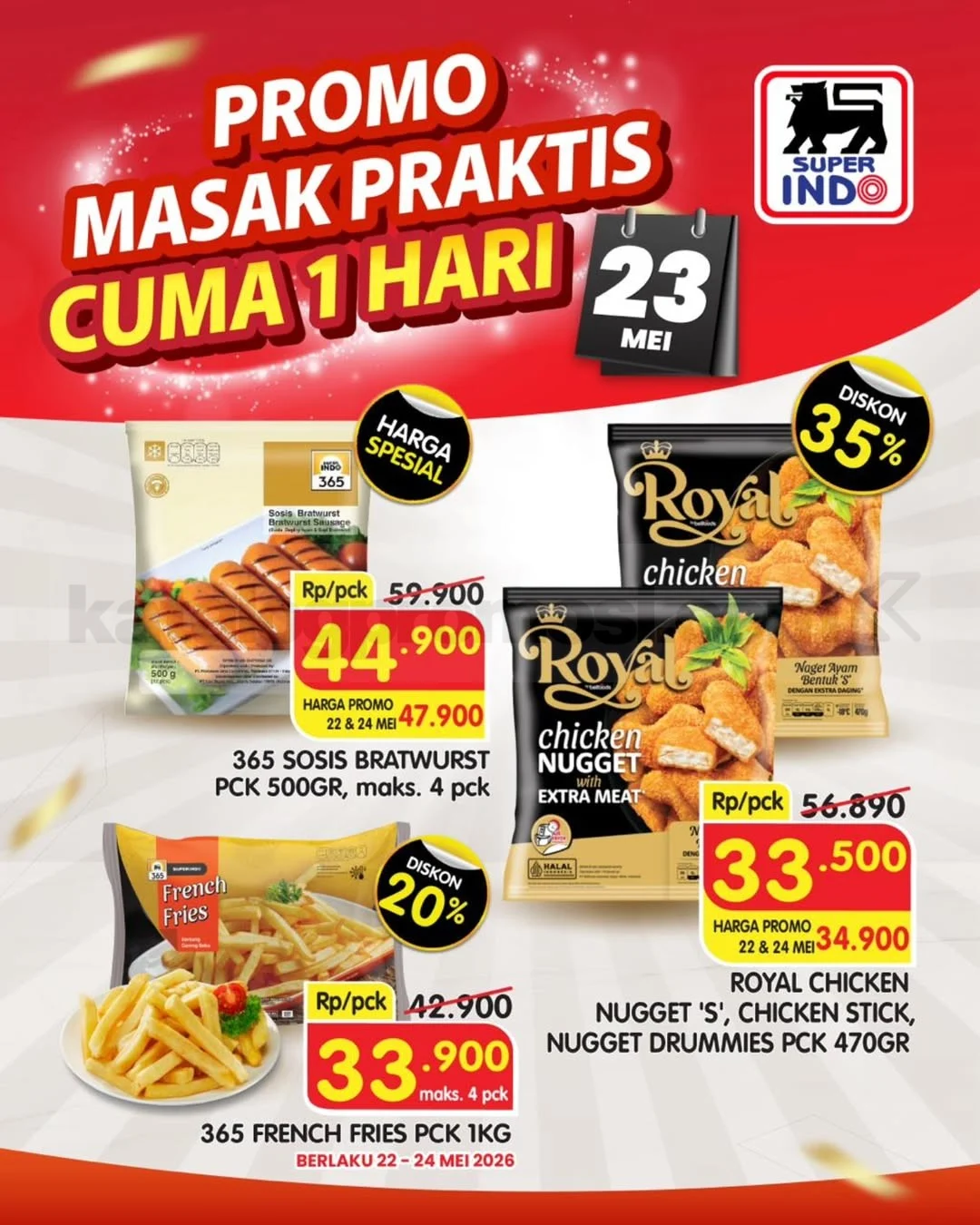 Superindo 1 Hari: Promo Hemat 23 Mei 2026
