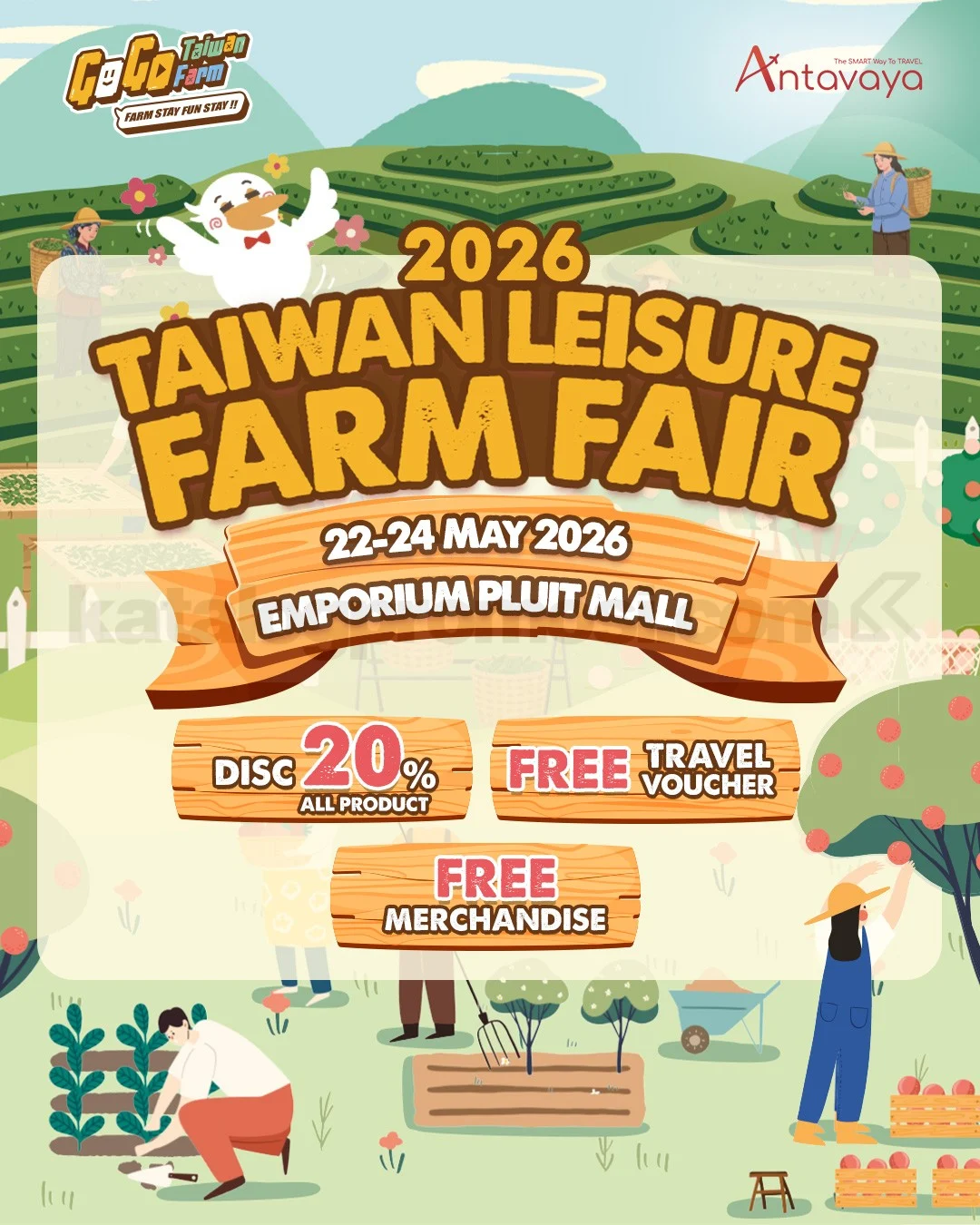 Taiwan Leisure Farm Fair Hadir di Jakarta, Siap Manjakan Pengunjung