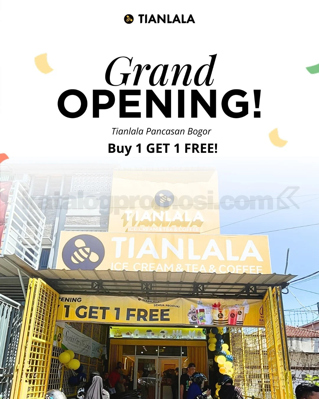 Tianlala Buka di Pancasan, Bogor: Promo Beli 1 Gratis 1!