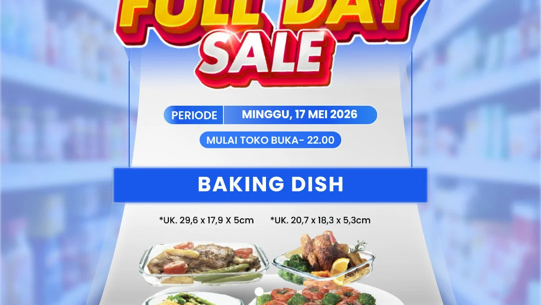 Transmart Full Day Sale: Baking Dish Murah Meriah & Diskon Spesial!