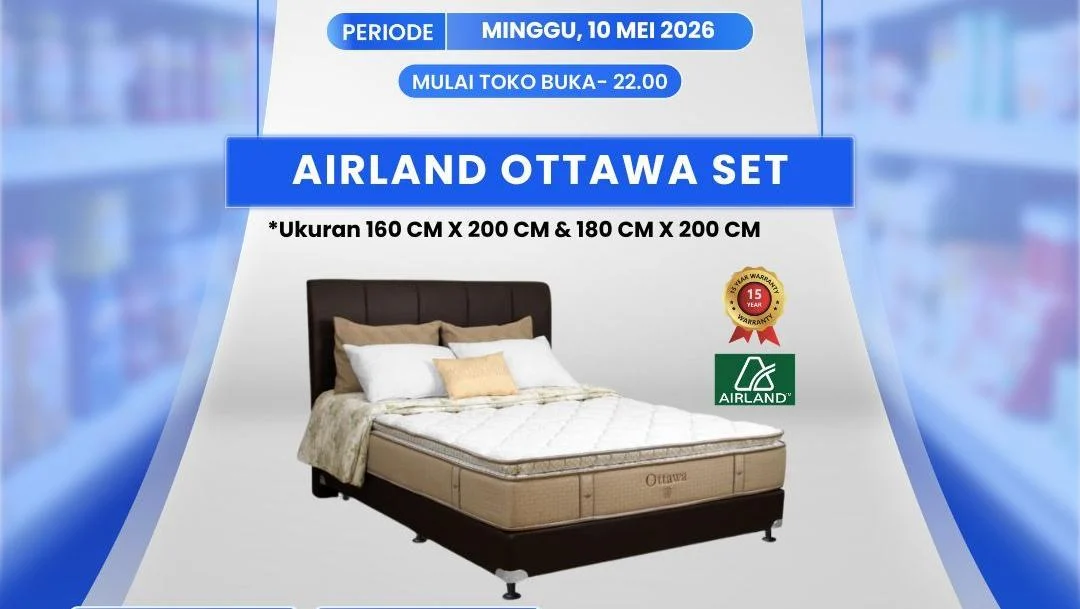 Transmart Full Day Sale: Diskon Besar Tempat Tidur & Elektronik