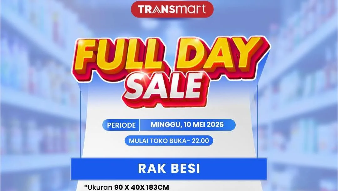 Transmart Full Day Sale: Diskon Furnitur & Elektronik Hingga 50+20%
