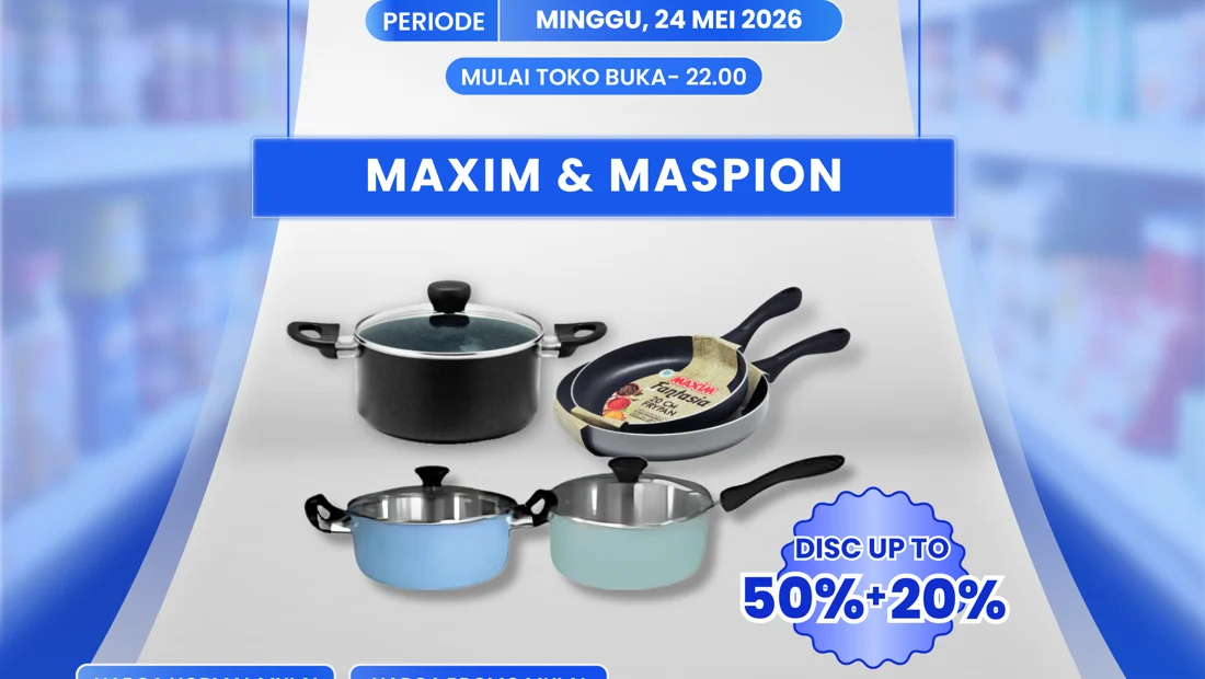 Transmart Full Day Sale: Diskon Gila-gilaan Hingga 50+20%