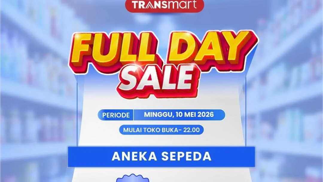 Transmart Full Day Sale: Diskon Sepeda Hingga 60%+20% Hari Ini