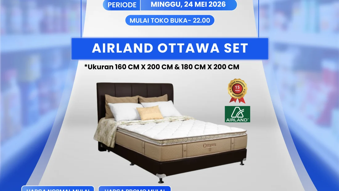Transmart Full Day Sale: Diskon Tempat Tidur Hingga 50%