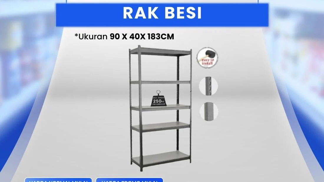 Transmart Full Day Sale: Rak Besi Diskon Besar, Cicilan Ringan!