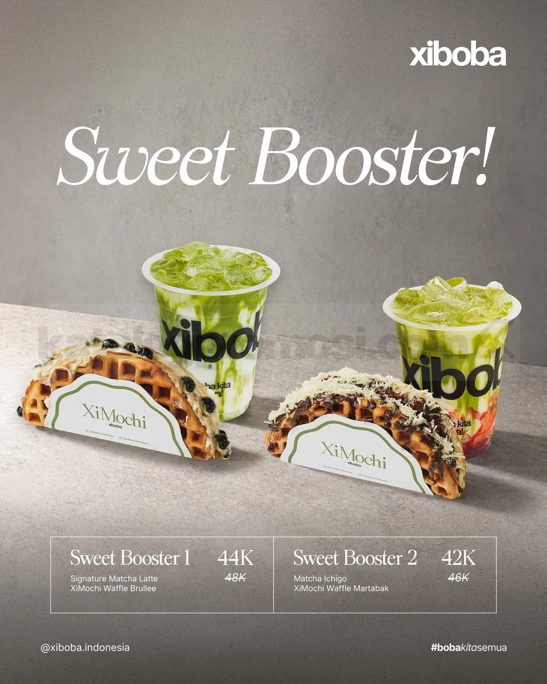 Xiboba: Combo Matcha & Waffle Mulai 42 Ribu Mei 2026