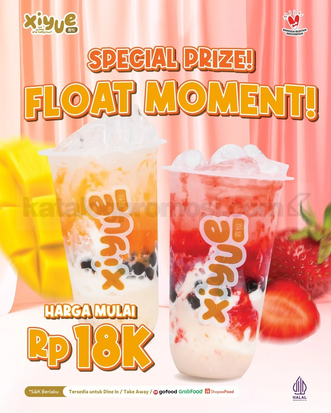 XiYue Happy Float: Nikmati Kesegaran Mulai Rp 18.000 Mei 2026