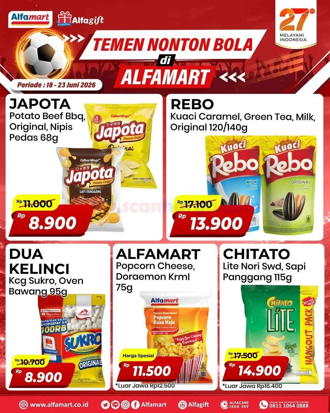 Alfamart: Promo Nonton Bola Hemat 18-23 Juni 2026