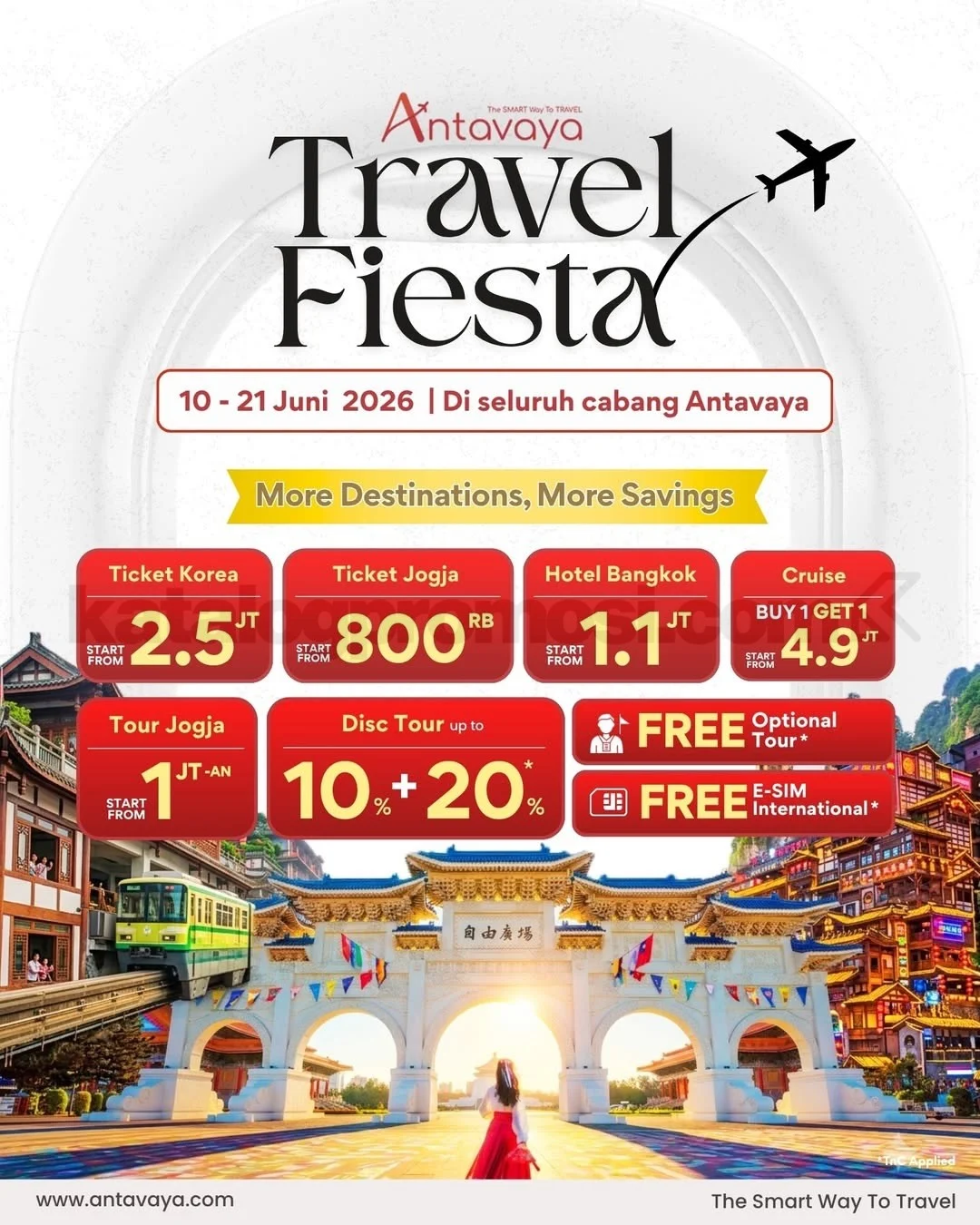 Antavaya Travel Fiesta: Promo Liburan Juni 2026