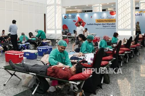 Bank Mandiri Gelar Donor Darah Jelang HUT ke-28, 4.850 Orang Berpartisipasi