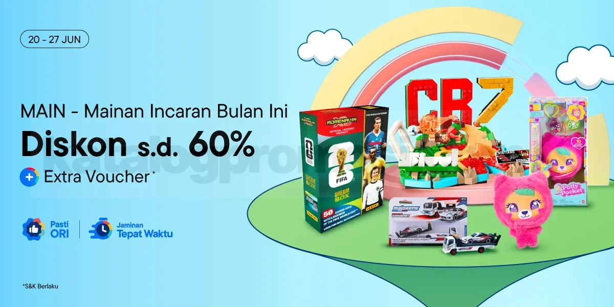 Blibli Hadirkan Promo Mainan: Diskon 60% & Voucher!