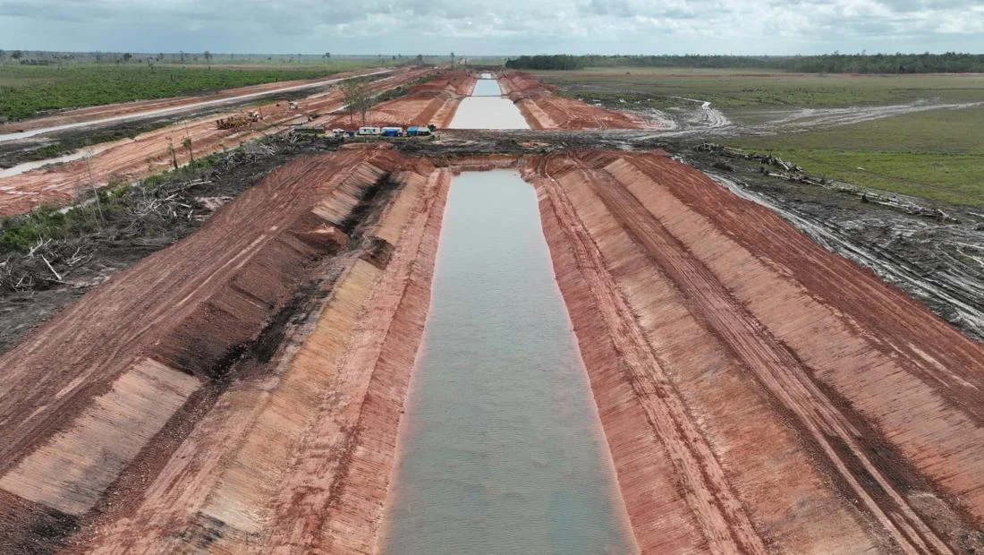 Brantas Abipraya Percepat Irigasi Rawa KSPP Wanam Merauke