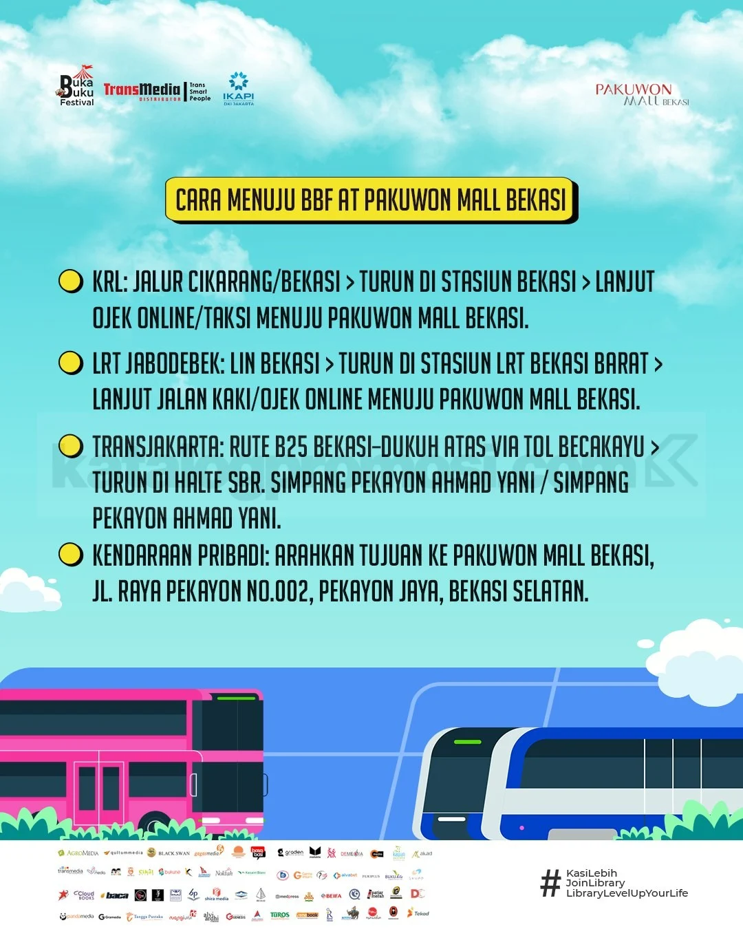 Buka Buku Festival: Diskon Buku Hingga 80% di Pakuwon Mall Bekasi