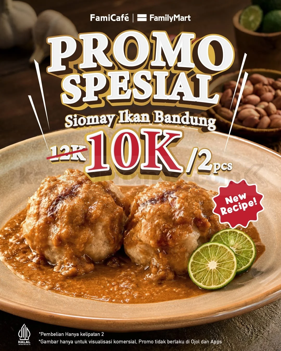 FamilyMart: 2 Siomay Bandung Rp 10.000, Resep Baru!