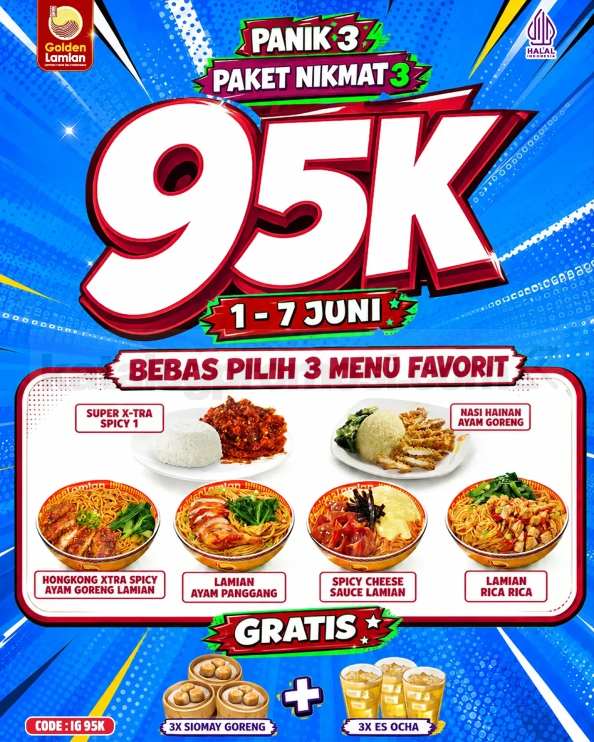 Golden Lamian Tawarkan Paket Nikmat Hemat Mulai 35 Ribu!