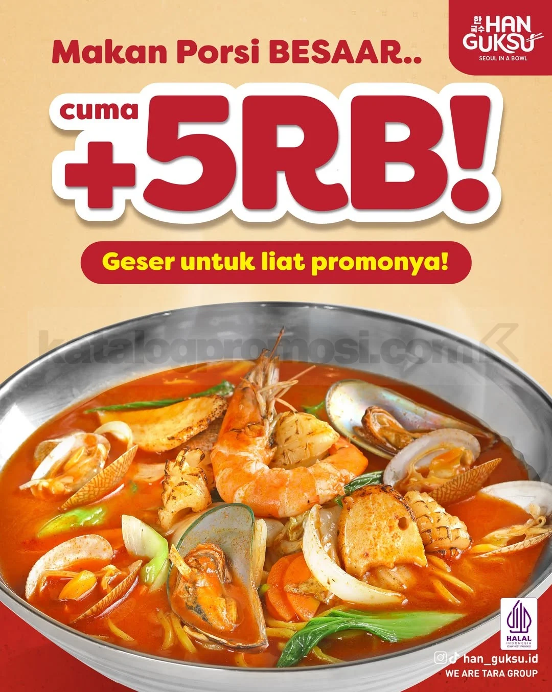 Han Guksu: Porsi Jumbo Mie Korea Hanya Tambah Rp 5.000!